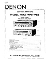 DENON PMA777 OEM Service